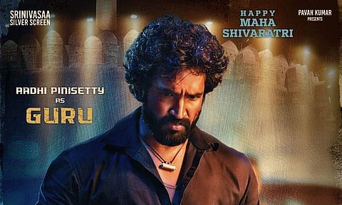 Actor Aadhi Pinisetty's first look in The Warriorr released