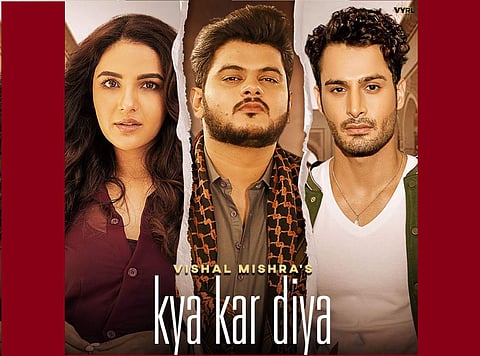 Jasmin Bhasin and Umar Riaz in Vishal Mishra's Kya Kar Diya