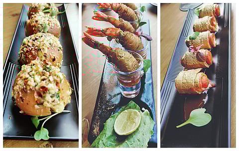 Delicious starters at Sky Brew