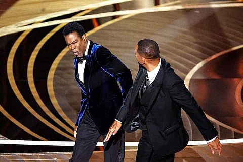 Will Smith slapped Chris Rock at the Oscar awards ceremony