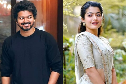Vijay and Rashmika Mandanna might act together in Thalapathy 66