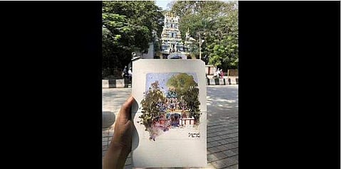 Rachana Mahadimane’s watercolour paintings