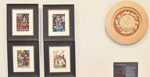 A display of works at Masha Art