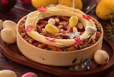 Glimpse of the Easter spread at ITC Royal Bengal