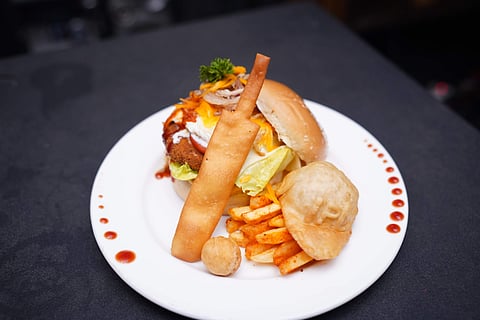 Cricket themed menu at Traffic Gastropub