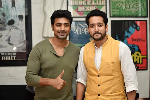 Dev attended the premiere of Abhijaan, directed by Parambrata Chattopadhyay