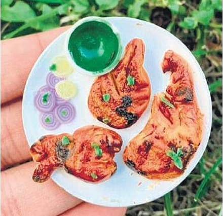 Miniature Chicken Tandoori by Vishakha Mittal