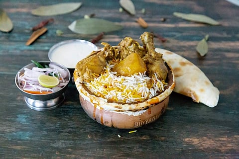 Aminia Handi biryani
