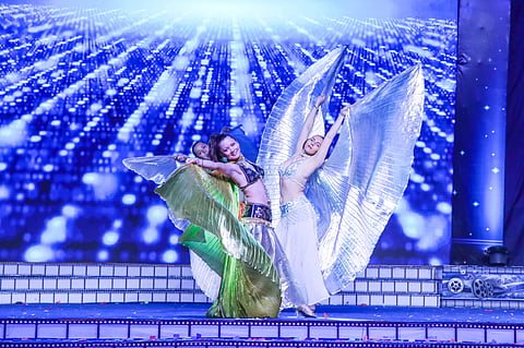 Dancing to carnival songs