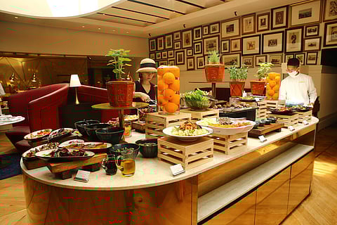 A glimpse of the appetizers at ThreeSixtyThree at The Oberoi Grand