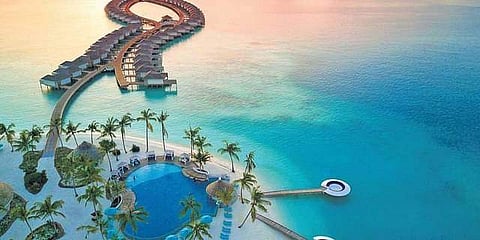 Private island resort Kandima Maldives offers plenty of enjoyable water sports and luxuries