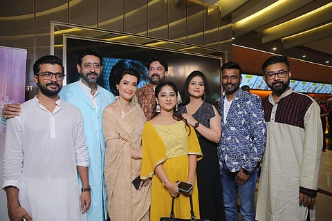 The cast of Hridpindo