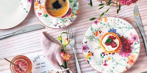 Home decor label Villeroy & Boch launches special anniversary edition of much-loved ‘Mariefleur’ collection