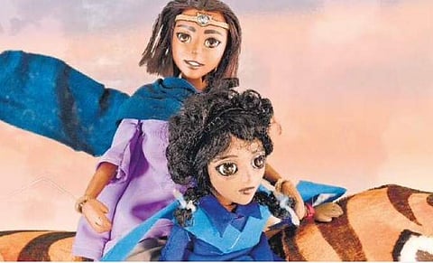 Stills from the ‘Priya and the Twirling Wind’ animated film