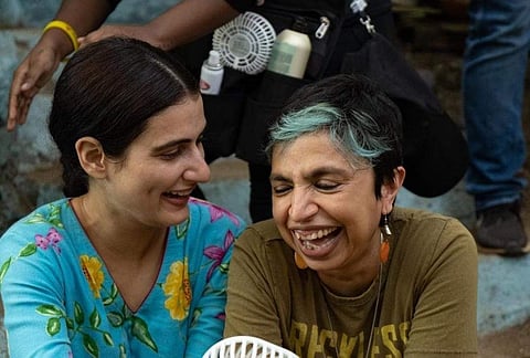 Fatima Sana Shaikh with director Shonali Bose