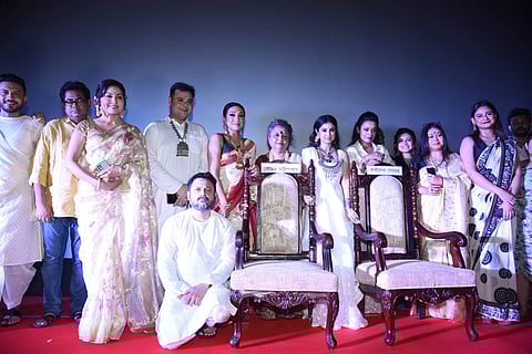 The cast and crew of Belashuru