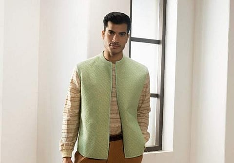 One of the look from the collection