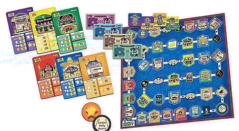 This board game teaches children basic financial literacy through trading in restaurants
