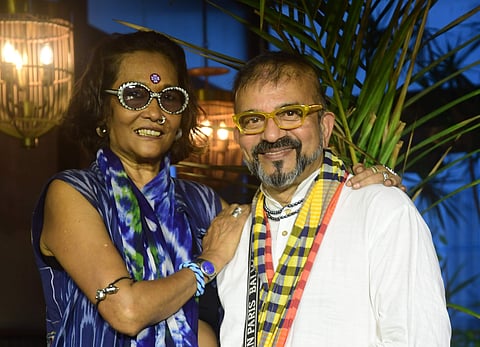 Bibi Russell and Prasad Bidapa