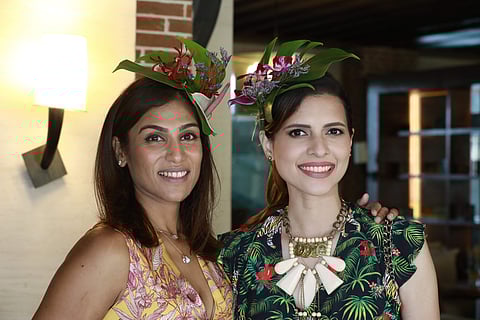 Vaishnavi and Paloma at the Cuban brunch, Hyatt Regency Chennai