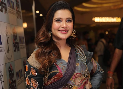 Ena Saha stole the show in a floral outfit