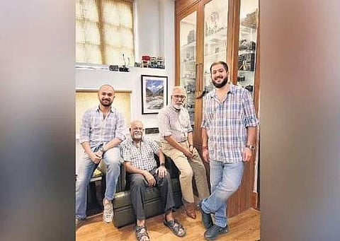 The third and fourth generation of Mahatta photographers