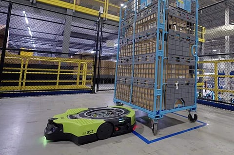 Amazon's first fully automated warehouse robot 'Proteus'