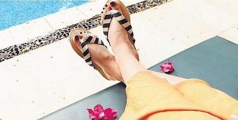 Ylem’s natural fibre leather footwea