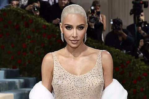 Kim Kardashian in Marilyn Monroe’s gown at the Met Gala 2022 red carpet