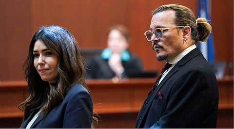 Johnny Depp and Camille Vasquez