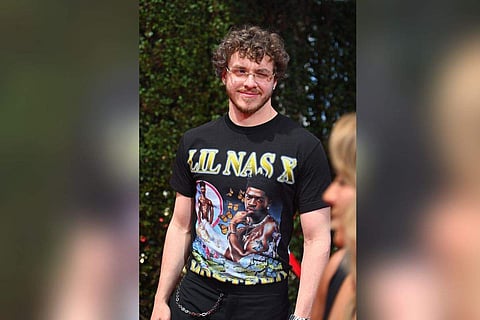 Jack Harlow wearing Lil Nas t-shirt at BET Awards