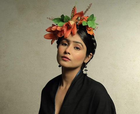Madhurima Basak in a Frida Kahlo look