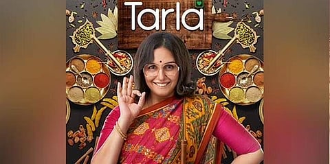 Movie Poster Huma Qureshi to play famous chef Tarla Dalal in new film. ( Photo | Twitter, ANI)