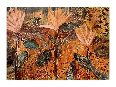 Birds in View from Earth Stories by Shalu Juneja