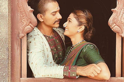 Rohit Chandel playing the role of Bajirao with cast enjoy the monsoon in Karjat