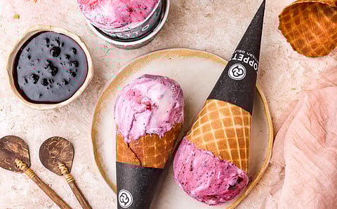 Black Currant Cheesecake Gelato