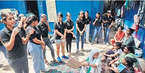 An awareness drive by Girl Up Aashayein