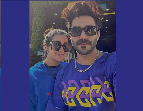 Aakriti Ahuja and Aparshakti Khurana in London