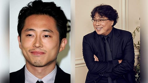 Steven Yeun and Bong Joon Ho