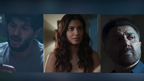 Captures from the teaser of 'Chup'