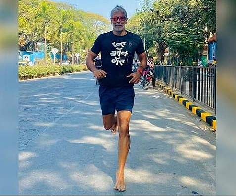 Fitness enthusiast Milind Soman