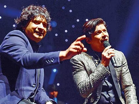 Shaan with KK