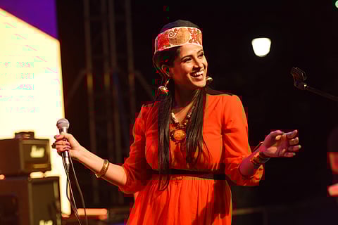 Kashmiri folk pop singer Aabha Hanjura