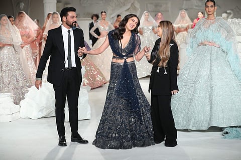 Actor Sara Ali Khan with Falguni Shane Peacock