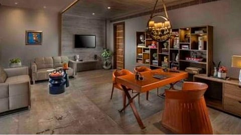 Home with multifunctional spaces.