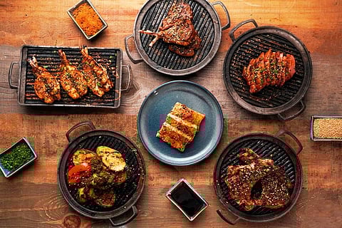 Dishes from the Shichirin Matsuri festival menu