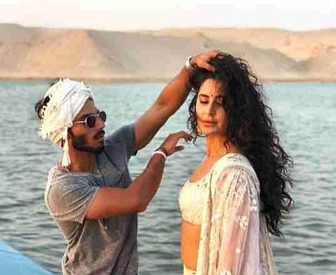 Amit Thakur with Katrina Kaif