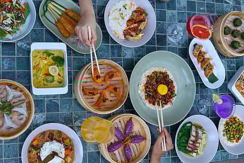 Asian and European menu at Butter