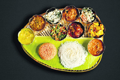 Onam sadya at Taj Coromandel