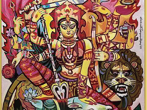 Mahishasurmardini by Subrata Gangopadhyay